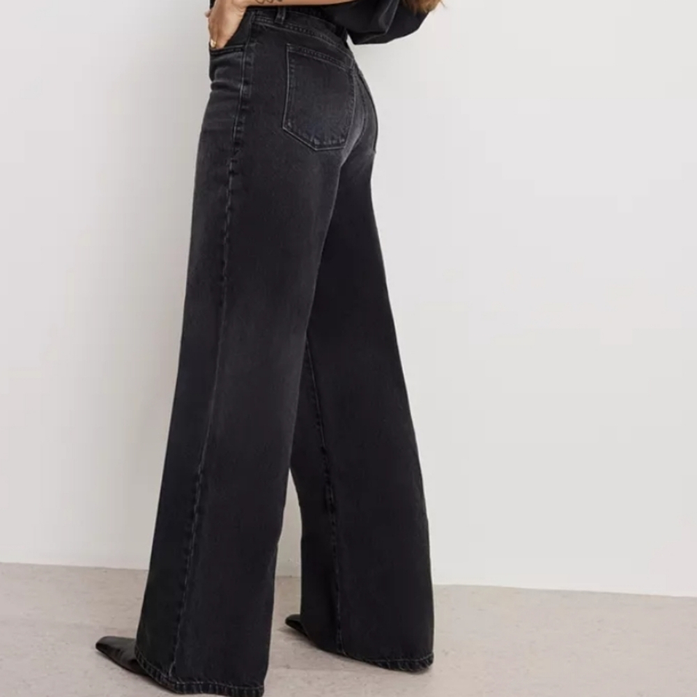 Good American Black Denim Jumpsuit - Picture 2 of 5